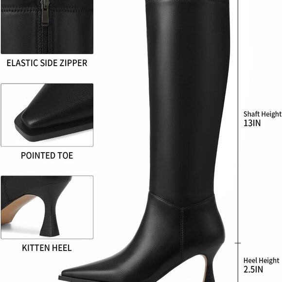 Knee High Boots for Women - Elegant & Trendy - Picture 5 of 6